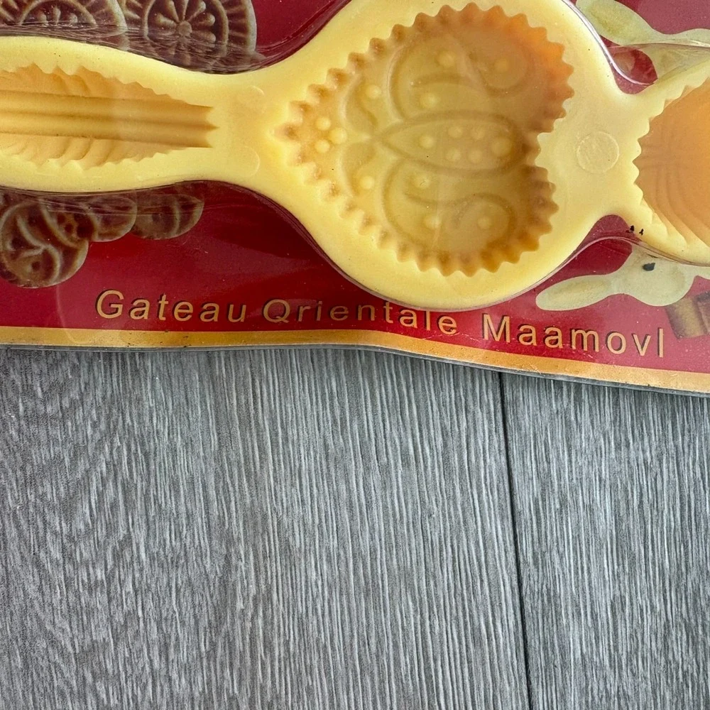Maamoul Cookie Mold Small Round‎ & Small Oval 3 Shape Cookies Cake Plastic